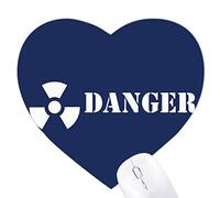 danger corps nucléaire medical Jeux de tapis de souris en forme de coeur