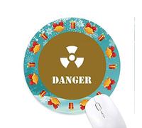 danger corps nucléaire medical tapis de souris souris ronds cadeaux de noël