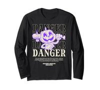 Danger Jack-O-Lantern Gourde rétro pour Halloween Manche Longue