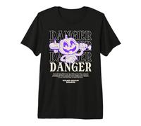 Danger Jack-O-Lantern Gourde rétro pour Halloween T-Shirt Haut de Gamme
