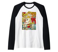 Danger Mouse & Penfold Bande dessinée vintage Manche Raglan