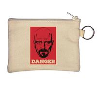 Danger Poster Porte-monnaie Beige
