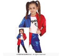 Dangereux Glamour Déguisement Enfant Harlequin Bouffon Halloween Âge 3-12