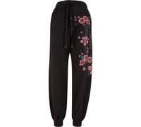Dangerous DNGRS Pantalon 'Choice' azur / gris foncé / rose clair / noir, Taille 36