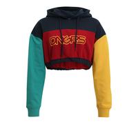 Dangerous DNGRS Sweat-shirt marine / bleu cyan / jaune / rouge, Taille XXL