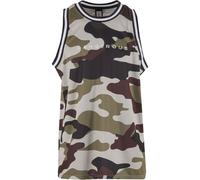 Dangerous DNGRS T-Shirt écru / chocolat / kaki / noir, Taille XL