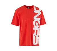 Dangerous DNGRS T-Shirt rouge / blanc, Taille S