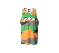 Dangerous DNGRS T-Shirt vert / kaki / orange / blanc, Taille L