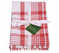 Danica 84-5038 Jumbo Lot de 3 torchons 60x90cm Rouge
