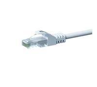 Danicom Câble CAT5e UTP CCA blanc - 5m, POE, Ethernet, LAN, câble de raccordement, câble de données, RJ45 - pour armoire de serveur, commutateurs, routeurs, modems !