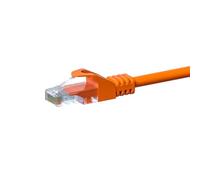 Danicom Câble CAT5e UTP CCA orange - 5m, POE, Ethernet, LAN, câble de raccordement, câble de données, RJ45 - pour armoire de serveur, commutateurs, routeurs, modems !