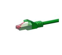 Danicom Câble CAT6 SSTP/PIMF Vert - 0.25m, POE, Ethernet, LAN, câble de raccordement, câble de données, RJ45 - pour armoire de serveur, commutateurs, routeurs, modems !