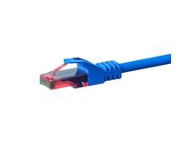 Danicom Câble CAT6 UTP 100% cuivre bleu - 5m, POE, Ethernet, LAN, câble de raccordement, câble de données, RJ45 - pour armoire de serveur, commutateurs, routeurs, modems !