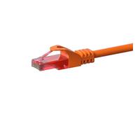 Danicom Câble CAT6 UTP 100% cuivre orange - 1.50m, POE, Ethernet, LAN, câble de raccordement, câble de données, RJ45 - pour armoire de serveur, commutateurs, routeurs, modems !
