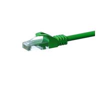 Danicom Câble CAT6 UTP CCA vert - 1.50m, POE, Ethernet, LAN, câble de raccordement, câble de données, RJ45 - pour armoire de serveur, commutateurs, routeurs, modems !