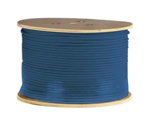 Danicom Câble CAT6A S/FTP 305 m sur bobine rigide - LSZH (Dca), POE, Ethernet, LAN, câble de raccordement, câble de données, RJ45 - pour armoire de serveur, commutateurs, routeurs, modems !