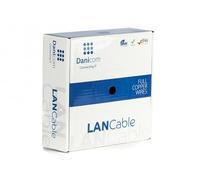 Danicom Câble sur bobine CAT6 FTP Flexible - PVC (FCA) - 50m, POE, Ethernet, LAN, câble de raccordement, câble de données, RJ45 - pour armoire de serveur, commutateurs, routeurs, modems !