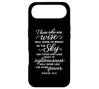 Daniel 12 3 Those Who are Wise Will Shine Bible Verse Prière Coque pour iPhone Air