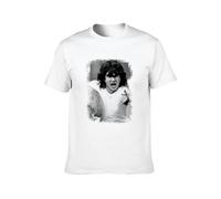 Daniel Balavoine Chanteur Francais Fashion Men's T-Shirt Short Sleeve White L
