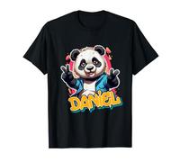 DANIEL - beau nom de garçon avec un panda mignon T-Shirt