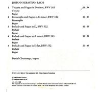 Daniel Chorzempa - BachOrgan Works [Import]