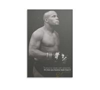 Daniel Cormier Poster sur toile Décoration murale pour salon 50 x 75 cm