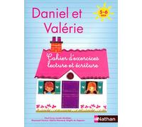 Daniel et Valérie - Cahier d'exercices Lecture écriture 5-6 ans - Paul Furcy - Nathan - cartonné - Scolaire / Universitaire