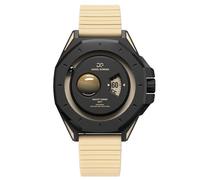 Daniel Gorman Gravity Series 2077 Montre à quartz pour homme Bracelet en silicone étanche Orbital Lumineux Futuriste Thème de l'espace, Saturne