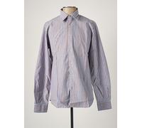 daniel hechter chemises homme de couleur bleu M