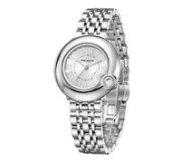 Daniel Hechter Collection Paris Saint-Germain - Montre unique pour femme avec index romains et bracelet en acier inoxydable - DHW2005, Blanc, Décontracté