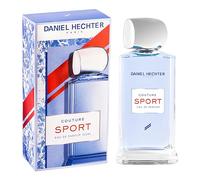 Daniel Hechter Eau de Parfum Homme Collection Couture Sport 100ml | Notes aromatiques sauge citron glacé, Accord boisé captivant, Sillage frais audacieux, Parfum décontracté