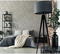 Livingwalls papier peint intissé à motif floral en gris, beige - papier peint de design contemporain 10,05 x 0,53 m Made in Germany - 781514
