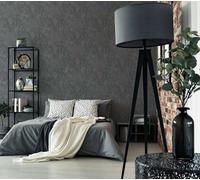 Livingwalls papier peint intissé à motif floral en gris, noir - papier peint de design contemporain 10,05 x 0,53 m Made in Germany - 781515