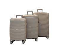 Intersod Daniel Hechter - Set de 3 valises 36, 66 et 102L Champagne Monaco