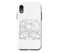 Daniel & Lion's Den - Une Histoire biblique à colorier sur la Foi pour Enfants Coque pour iPhone XR