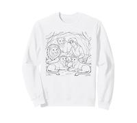 Daniel & Lion's Den - Une Histoire biblique à colorier sur la Foi pour Enfants Sweatshirt