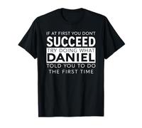 Daniel Nom drôle Blague Noël Anniversaire Papa Homme Père T-Shirt