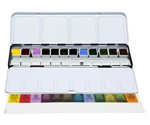 Daniel Smith Lot de 1 godet en boîte en métal, 12 couleurs, 12 unités