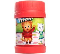 Daniel Tiger Bocal à déjeuner isotherme en acier inoxydable de 368,5 g pour enfants, grand récipient de rangement anti-fuite pour garder les aliments, les soupes, les liquides chauds ou froids pendant des heures - Le thermos s'adapte à l'intérieur des boîtes à déjeuner et des sacs