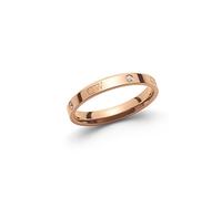 Daniel Wellington Bague pour femme collection Classic Lumine. Bijou en acier inoxydable de couleur rose gold. Taille : 10. La refrenza est: DW00400221., Acier hypoallergénique