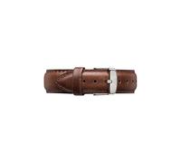 Daniel Wellington Classic Bristol, Montre Marron/Argent Bracelet, 20mm, Cuir, pour Hommes