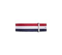 Daniel Wellington Classic Cambridge, Bleu-Rouge- Blanc/Argent Bracelet, 20mm, NATO, pour Hommes