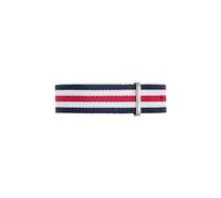 Daniel Wellington Classic Canterbury, Montre Bleu-Blanc- Rouge/Argent Bracelet, 20mm, NATO, pour Hommes