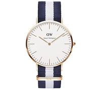 Daniel Wellington Classic Glasgow 0104DW Montre-Bracelet pour hommes Plat & léger