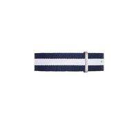 Daniel Wellington Classic Glasgow, Montre Bleu-Blanc/Argent Bracelet, 20mm, NATO, pour Hommes