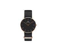 Daniel Wellington Montre Classic 36 mm double plaquée en acier inoxydable 316L Or rose