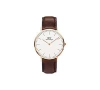 Montre Homme Daniel Wellington Classic 40 Bristol RG White DW00100009 blanc / marron