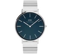 Daniel Wellington Classic Piano Link 40mm Montre Homme, DW Classique Montre Homme