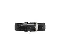 Daniel Wellington Classic Sheffield, Montre Noir/Argent Bracelet, 20mm, Cuir, pour Hommes