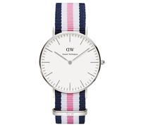 Daniel Wellington Classique Southampton Bleu Rose Tissu Sangle 36mm Femme Montre
